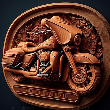 3D модель Harley Davidson Tri Glide Ultra (STL)